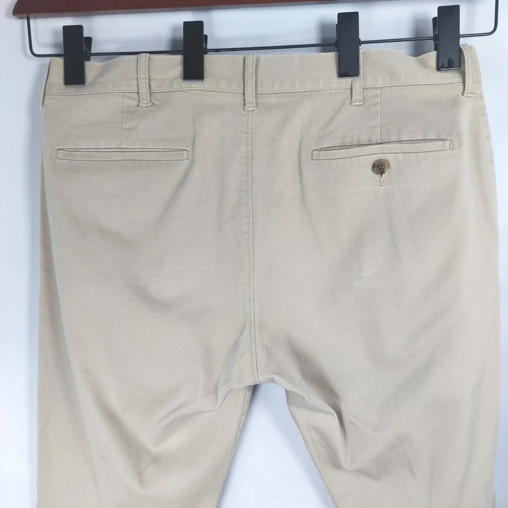 J. Crew Mercantile Flex Slim Fit Chino Pants Mens Size 33x30 Dark Khaki *READ‎